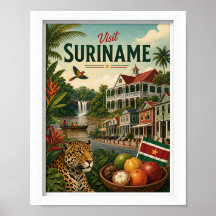 Bezoek Suriname Reis Vintage
