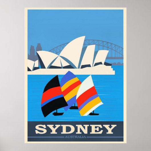 Bezoek Sydney, Australië Poster (Voorkant)