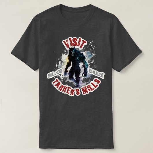 Bezoek Tarkers Mills Silver Bullet Weerwolf T-shirt (Design voorkant)