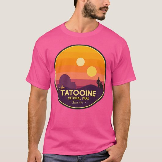 Bezoek Tatooine T-shirt (Voorkant)