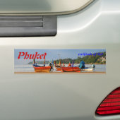 Bezoek Thailand, Phuket Bumpersticker (Op auto)