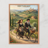Bezoek Toscane Reizen Briefkaart (Voorkant)
