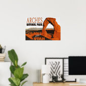 Bezoek Utah, Arches National Park, Poster (Thuiskantoor)