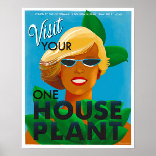 Bezoek uw Plant voor één huis Poster