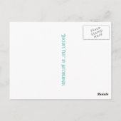 "Bezoek van de arts" Briefkaart (Achterkant)