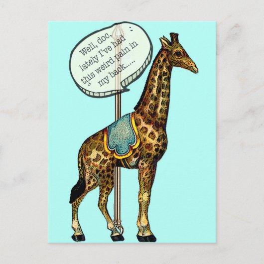 "Bezoek van de arts" Briefkaart (Voorkant)