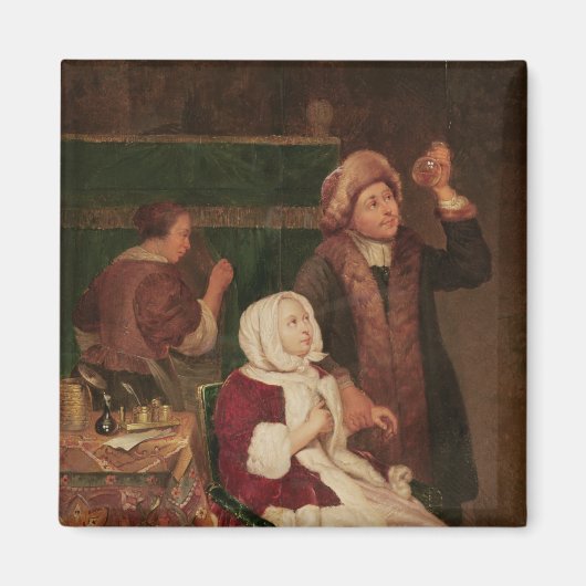 Bezoek van de arts magneet (Voorkant)