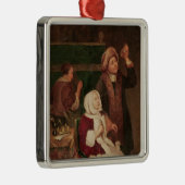 Bezoek van de arts metalen ornament (Rechts)