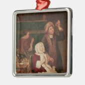 Bezoek van de arts metalen ornament (Links)