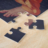 Bezoek van de Maagd door Pontormo Legpuzzel (Zijkant)