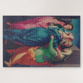 Bezoek van de Maagd door Pontormo Legpuzzel (Horizontaal)
