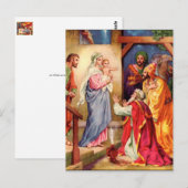 Bezoek van de Mannen Briefkaart (Voorkant / Achterkant)