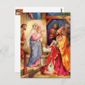 Bezoek van de Mannen Briefkaart (Voorkant / Achterkant)