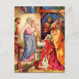 Bezoek van de Mannen Briefkaart