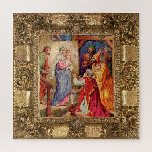 Bezoek van de Mannen van de Wijzen 1 Legpuzzel (Verticaal)