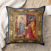 Bezoek van de Mannen van de Wijzen Kussen (Deken)