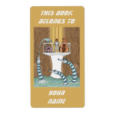 Bezoek van de Pool van de Bookplaat van de Pijplei Etiket (Voorkant)