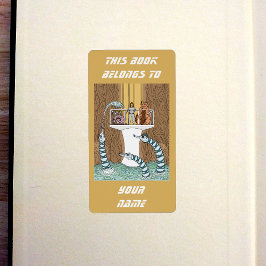 Bezoek van de Pool van de Bookplaat van de Pijplei Etiket