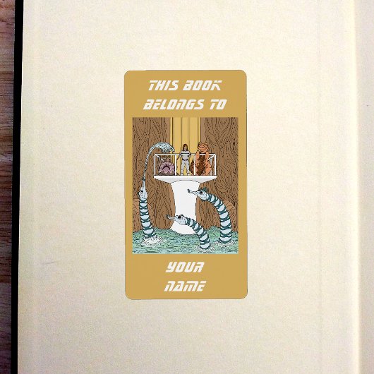 Bezoek van de Pool van de Bookplaat van de Pijplei Etiket