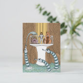 Bezoek van de pool van de pijpleidingen briefkaart (Staand voorkant)