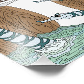 Bezoek van de pool van de pijpleidingen foto afdruk (Hoek)