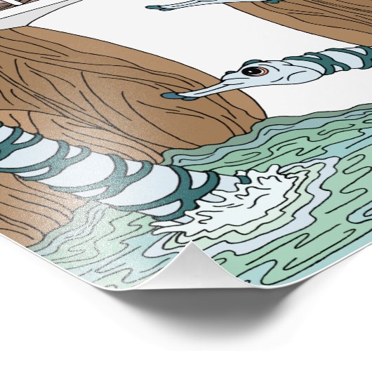 Bezoek van de pool van de pijpleidingen foto afdruk (Hoek)