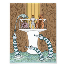 Bezoek van de pool van de pijpleidingen foto afdruk