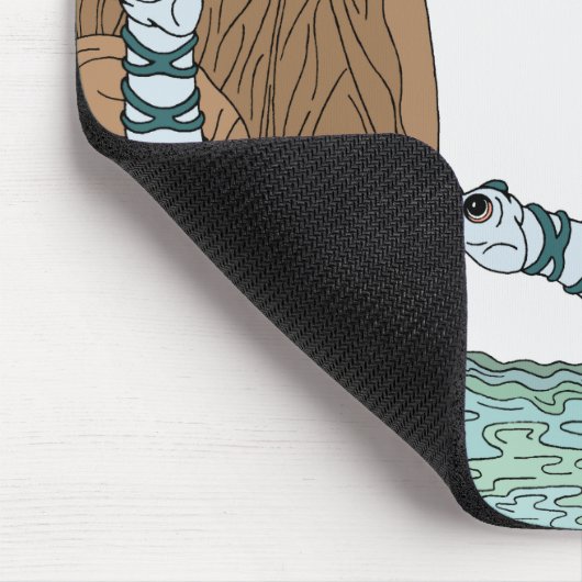 Bezoek van de pool van de pijpleidingen muismat (Hoek)