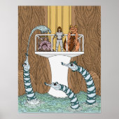 Bezoek van de pool van de pijpleidingen poster (Voorkant)