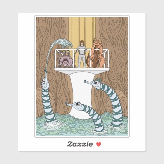 Bezoek van de pool van de pijpleidingen sticker (Vel)