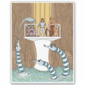 Bezoek van de pool van de pijpleidingen sticker (Voorkant)