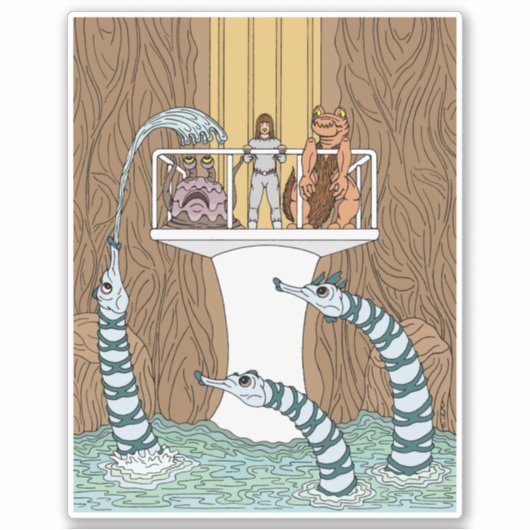 Bezoek van de pool van de pijpleidingen sticker (Voorkant)