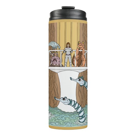 Bezoek van de pool van de pijpleidingen thermosbeker (Voorkant)