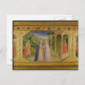 Bezoek van de predella Annunciation Briefkaart (Voorkant / Achterkant)