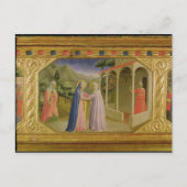 Bezoek van de predella Annunciation Briefkaart (Voorkant)