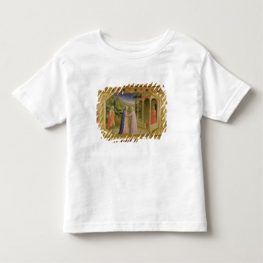 Bezoek van de predella Annunciation Kinder Shirts (Voorkant)