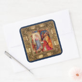 Bezoek van de Wise Mannen Sticker (Envelop)