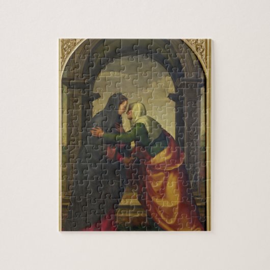 Bezoek van Elizabeth aan de Maagd Mary Legpuzzel (Verticaal)
