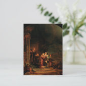 Bezoek van het Rembrandt-Briefkaart Briefkaart (Staand voorkant)