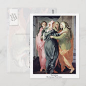 Bezoek van Jacopo Pontormo Briefkaart (Voorkant / Achterkant)