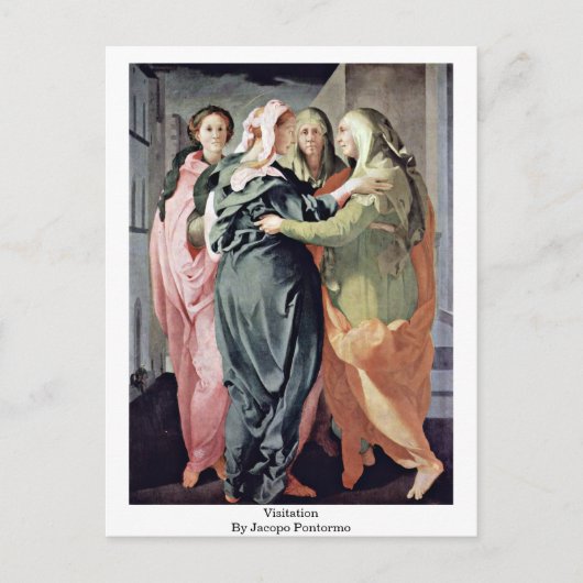 Bezoek van Jacopo Pontormo Briefkaart (Voorkant)