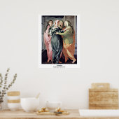 Bezoek van Jacopo Pontormo Poster (Keuken)