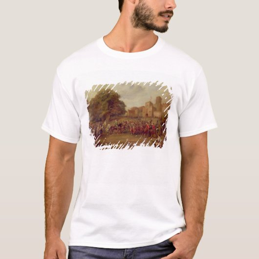 Bezoek van James I aan Houghton Tower T-shirt (Voorkant)