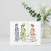 Bezoek van Jane Austen Pride en Prejudice Briefkaart (Staand voorkant)