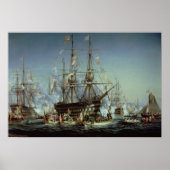 Bezoek van koningin Victoria aan Cherbourg, 1858 Poster (Voorkant)