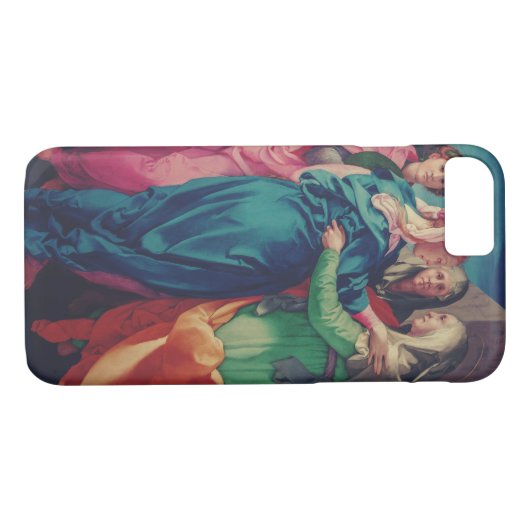 Bezoek van Maagd door Pontormo Case-Mate iPhone Case (Achterkant (Horizontaal))