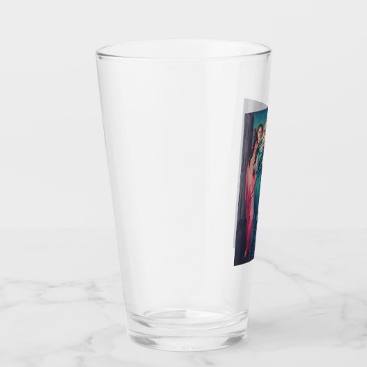 Bezoek van Maagd door Pontormo Glas (Rechts)