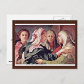 Bezoek van Pontormo Jacopo Briefkaart (Voorkant / Achterkant)