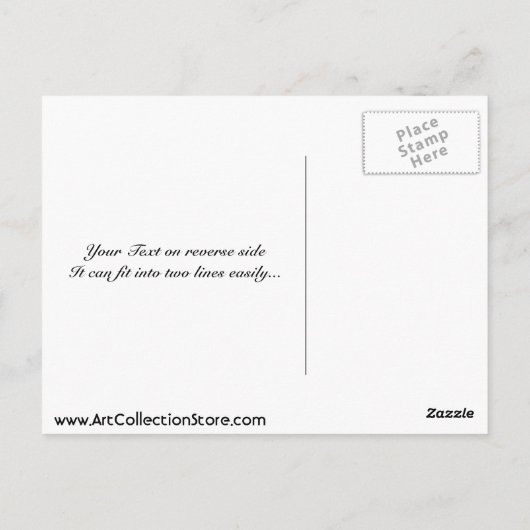 Bezoek van Pontormo Jacopo Briefkaart (Achterkant)