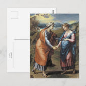 Bezoek van Rafaël Briefkaart (Voorkant / Achterkant)